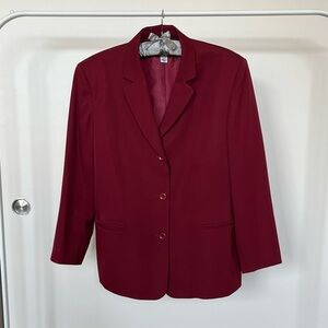 Talbots Women's Burgundy Blazer